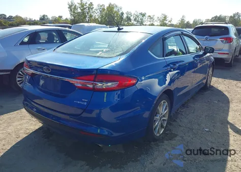 2017 Ford Fusion Hybrid Se из США, поврежденный, VIN 3FA6P0LU8HR384681
